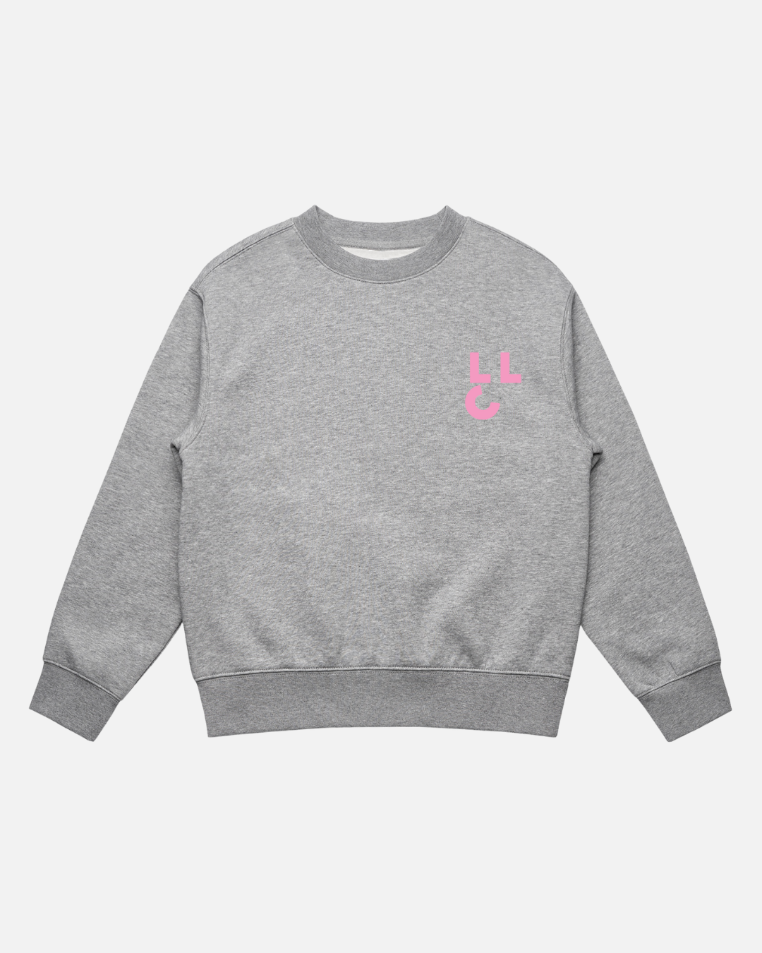 LLC Grey Marl Logo Sweatshirt