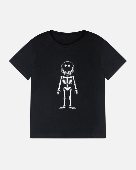 Original Smiley Black Skeleton T-Shirt
