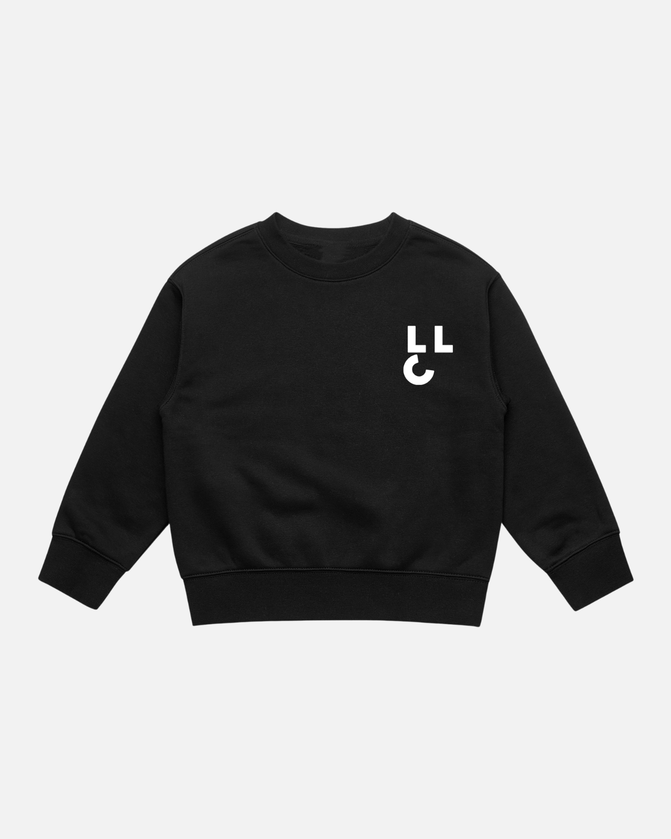 LLC Black Logo Sweatshirt