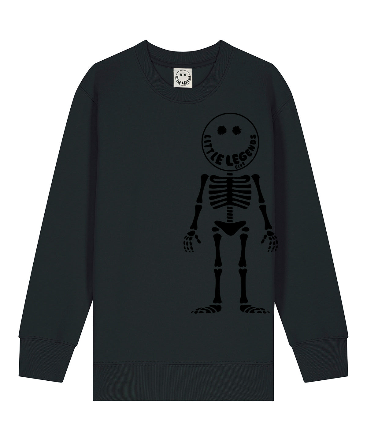 Little Legends Club Skeleton Black Sweatshirt