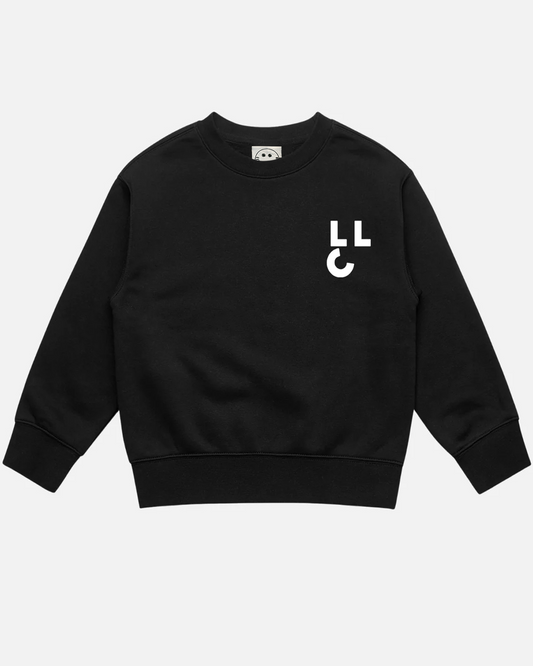 LLC Black Logo Sweatshirt