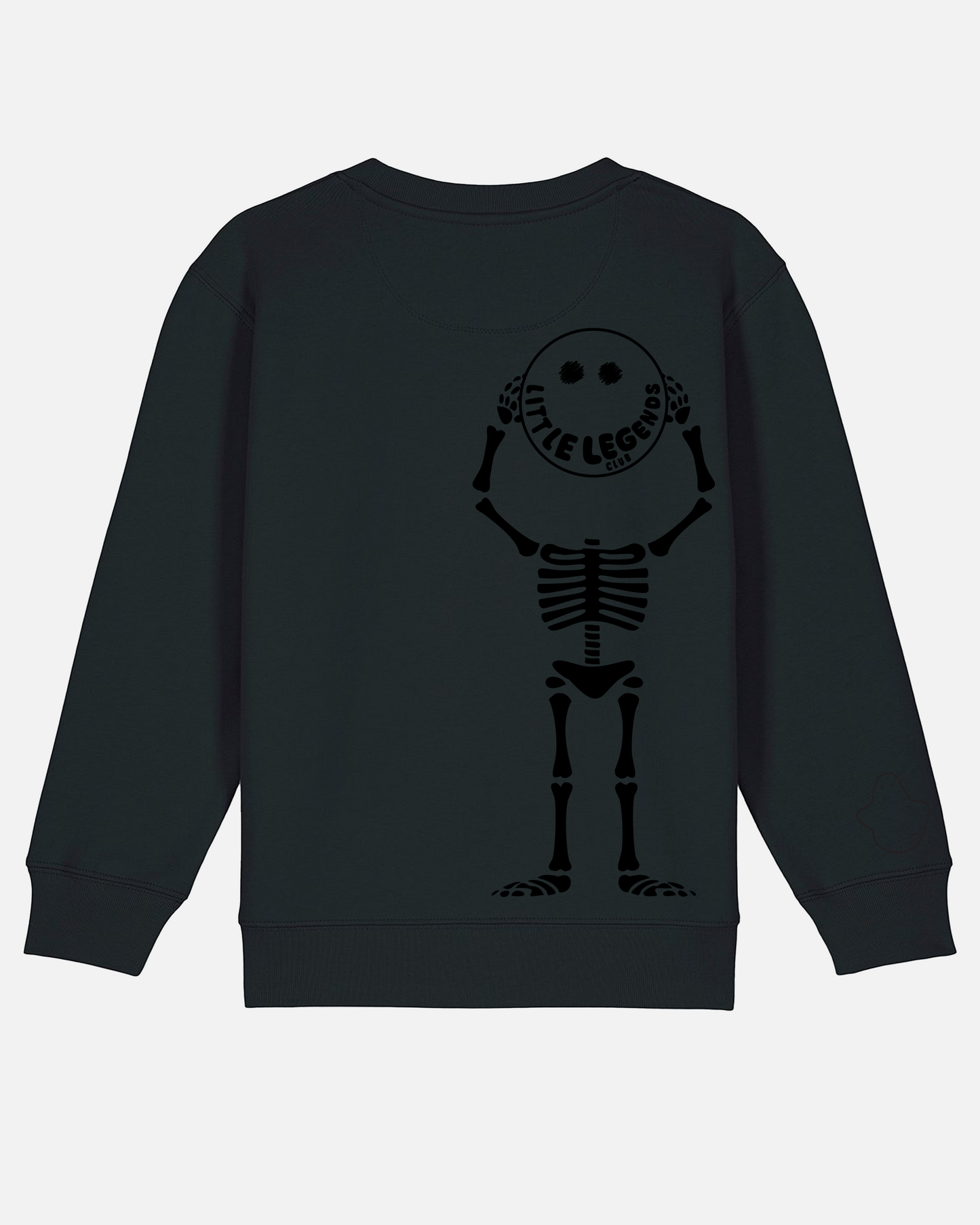 Little Legends Club Skeleton Black Sweatshirt