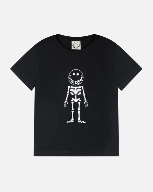 Original Smiley Black Skeleton T-Shirt