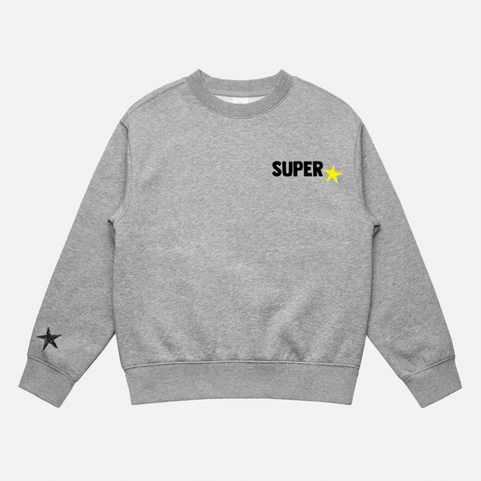 Little Legends Club Grey Marl Superstar Sweater
